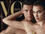 Cristiano Ronaldo e Irina Shayk en la portada de la edici&oacute;n espa&ntilde;ola de 'Vogue'.