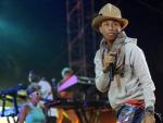 El cantante Pharrell Williams, en una actuaci&oacute;n en el festival de m&uacute;sica de Coachella en abril de 2014.