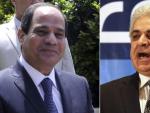 Fotograf&iacute;a de los dos candidatos que aspiran a la presidencia de Egipto, Abdelfatah al Sisi (i) y Hamdin Sabahi.