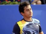El tenista Nico Almagro se lamenta en el partido de semifinales del God&oacute; ante el colombiano Santiago Giraldo.