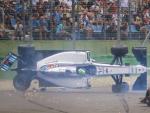El piloto brasile&ntilde;o Felipe Massa (Williams) sufre un accidente durante el Gran Premio de Alemania de F&oacute;rmula 1 de 2014.