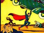 Portada del primer n&uacute;mero de 'Action Comics', de junio de 1938, con el debut de Superm&aacute;n.