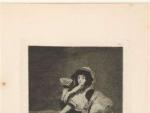 Un grabado de la seria 'Capricho' de Goya