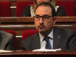 El consejero de Interior, Ramon Espadaler, durante el pleno del Parlamento catal&aacute;n.