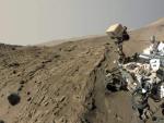 El robot Curiosity, durante su exploraci&oacute;n en Marte. El robot Curiosity ha cumplido un a&ntilde;o marciano (equivalente a 687 d&iacute;as terrestres) de exploraci&oacute;n en el Planeta Rojo, donde ha comprobado que en Marte hubo, alguna vez, condiciones ambientales para la vida, inform&oacute; la agencia espacial estadounidense (NASA).