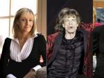 De izquierda a derecha: J.K. Rowling, Mick Jagger y Sean Connery, tres celebridades que se han postulado a favor o en contra de la independencia de Escocia.