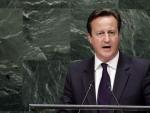 El primer ministro brit&aacute;nico, David Cameron, pronuncia un discurso durante el debate general de la 69 Asamblea General de las Naciones Unidas.