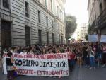 Manifestaci&oacute;n de Estudiantes en Sevilla