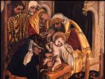 La circuncisi&oacute;n de Cristo pintada en un altar alem&aacute;n en torno a 1450