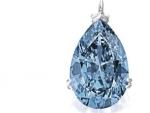 El diamante azul subastado por la Casa Sotheby's que se ha convertido en el m&aacute;s caro de la historia