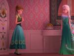 La princesa Anna y la reina Elsa en el corto 'Frozen Fever'.