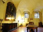 Vista del interior de la habitaci&oacute;n en la que el artista renacentista italiano Leonardo da Vinci vivi&oacute; durante cuatro a&ntilde;os, en Florencia (Italia), y donde los historiadores creen que pint&oacute; 'La Gioconda'.