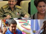 Ra&uacute;l Castro vive su mejor momento al frente de Cuba, frente a los graves crisis en los mandatos de Cristina Fern&aacute;ndez, Nicol&aacute;s Maduro y Dilma Rousseff.