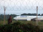Un Boeing 737-400 de la compa&ntilde;&iacute;a Turkish Airlines, en una imagen de archivo.