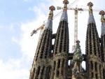Fachada del Nacimiento de la bas&iacute;lica de la Sagrada Familia de Barcelona.