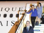 Hollande, a su llegada a La Habana.