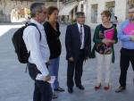 Carolina Mart&iacute;nez junto a la candidatura de UPyD en Medina del Campo