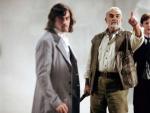 Alan Quatermain (centro), Dorian Grey (izda.) y el doctor Jekyll (dcha.) en una escena de 'La liga de los hombres extraordinarios'.