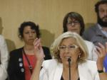 La nueva alcaldesa de Madrid, Manuela Carmena, tras su toma de posesi&oacute;n.