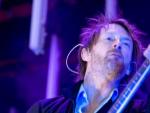 Thom Yorke, el cantante de la banda brit&aacute;nica Radiohead, durante un concierto.