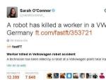 Tuit viral de la periodista del Financial Times Sara O'Connor.