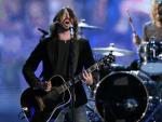 Dave Grohl, el vocalista y guitarrista de Foo Fighters, durante un concierto.