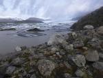Esta era una zona de glaciares en Islandia que han desaparecido por el cambio clim&aacute;tico