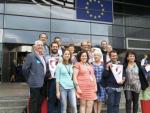 Los representantes de los colectivos ciudadanos en Bruselas