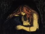 'Vampira', una de las obras que formar&aacute;n parte de la exposici&oacute;n de Edvard Munch
