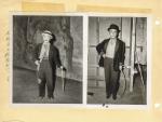 Pruebas de vestuario para el personaje de Chaplin en 'Candilejas', 1952