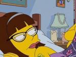 La imagen de los Simpson donde aparece Homer en la cama con Lena Dunham