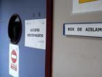 Nuevo box de aislamiento para enfermedades altamente infecciosas en el servicio de Urgencias del Hospital de Alcorc&oacute;n (Madrid).