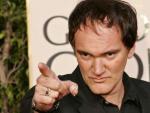 El cineasta estadounidense Quentin Tarantino, en la ceremonia de los premios Globos de Oro.