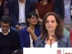 La secretaria general del PSOE de Madrid, Sara Hern&aacute;ndez, durante el acto de presentaci&oacute;n de los candidatos al Congreso y Senado para las elecciones generales.