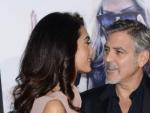 George Clooney y su pareja, la abogada Amal Alamuddin, el pasado 27 de octubre
