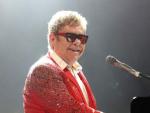 El artista brit&aacute;nico Elton John, durante un concierto.