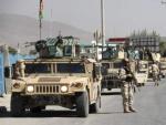 Miembros de las fuerzas de seguridad afganas patrullan en Afganist&aacute;n.