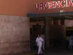 Entrada de Urgencias del hospital Virgen de Altagracia de Manzanares, en Ciudad Real.