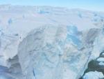 Vista del glaciar Astrolabe, al este de la Ant&aacute;rtida.