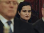 Triana Mart&iacute;nez, una de las tres acusadas por el crimen de la presidenta de la Diputaci&oacute;n de Le&oacute;n Isabel Carrasco, durante el juicio.