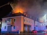 Incendio en un albergue de refugiados en Bautzen, al este de Alemania.