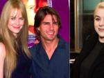 Isabella, junto a una imagen de principios de los 90 de sus padres Tom Cruise y Nicole Kidman.