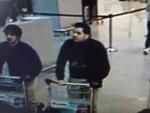 Los presuntos sospechosos de las explosiones en el aeropuerto de Bruselas.