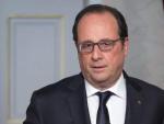 El presidente franc&eacute;s, Francois Hollande, durante una conferencia de prensa.