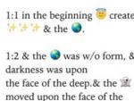 Imagen de la Biblia con 'emojis'.