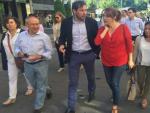 El alcalde de Valladolid, junto a candidatos del PSOE