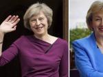 Theresa May (i) y Andrea Leadsom, candidatas a suceder a David Cameron.