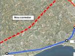 Mapa del trazado propuesto por Territori para implementar el tren-tranv&iacute;a