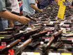 Imagen de un mercado de armas de fuego en Texas.