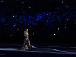 La supermodelo Gisele B&uuml;ndchen, en la ceremonia de apertura de Rio.